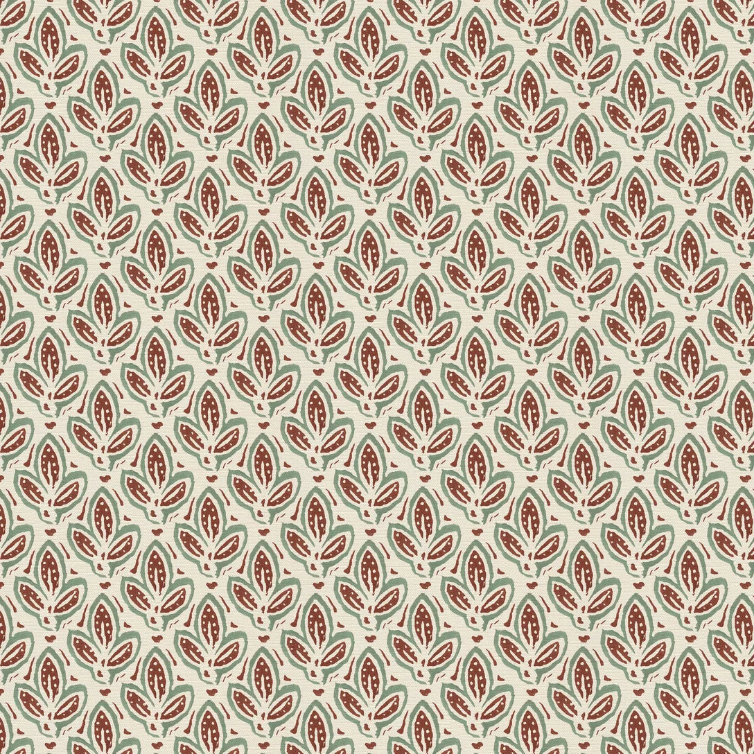 Leaf & Lines - Sage & Rust