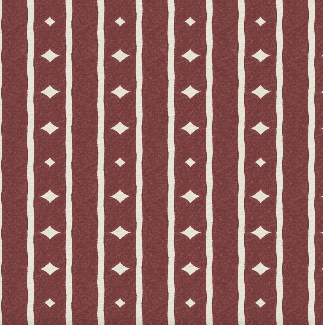 Diamond Stripe - Red