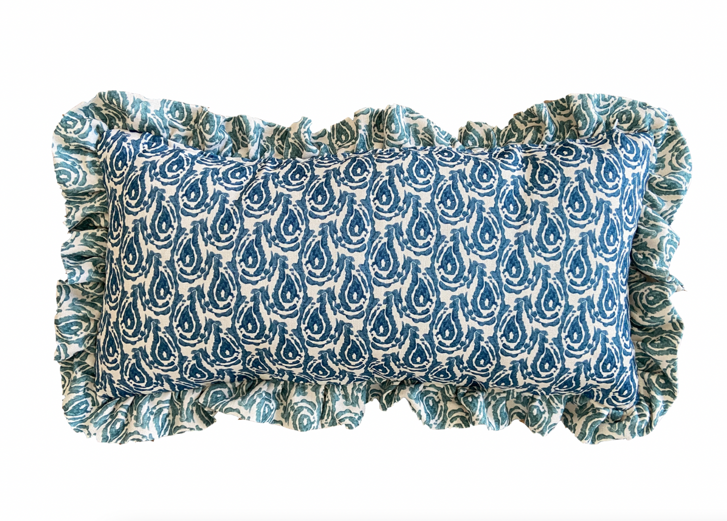 SWELL NAVY AND BLUE CUSHION