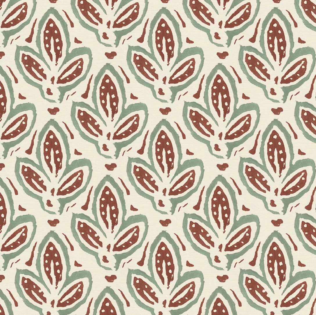 Leaf & Lines - Sage & Rust