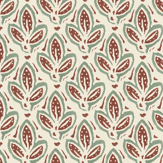 Leaf & Lines - Sage & Rust