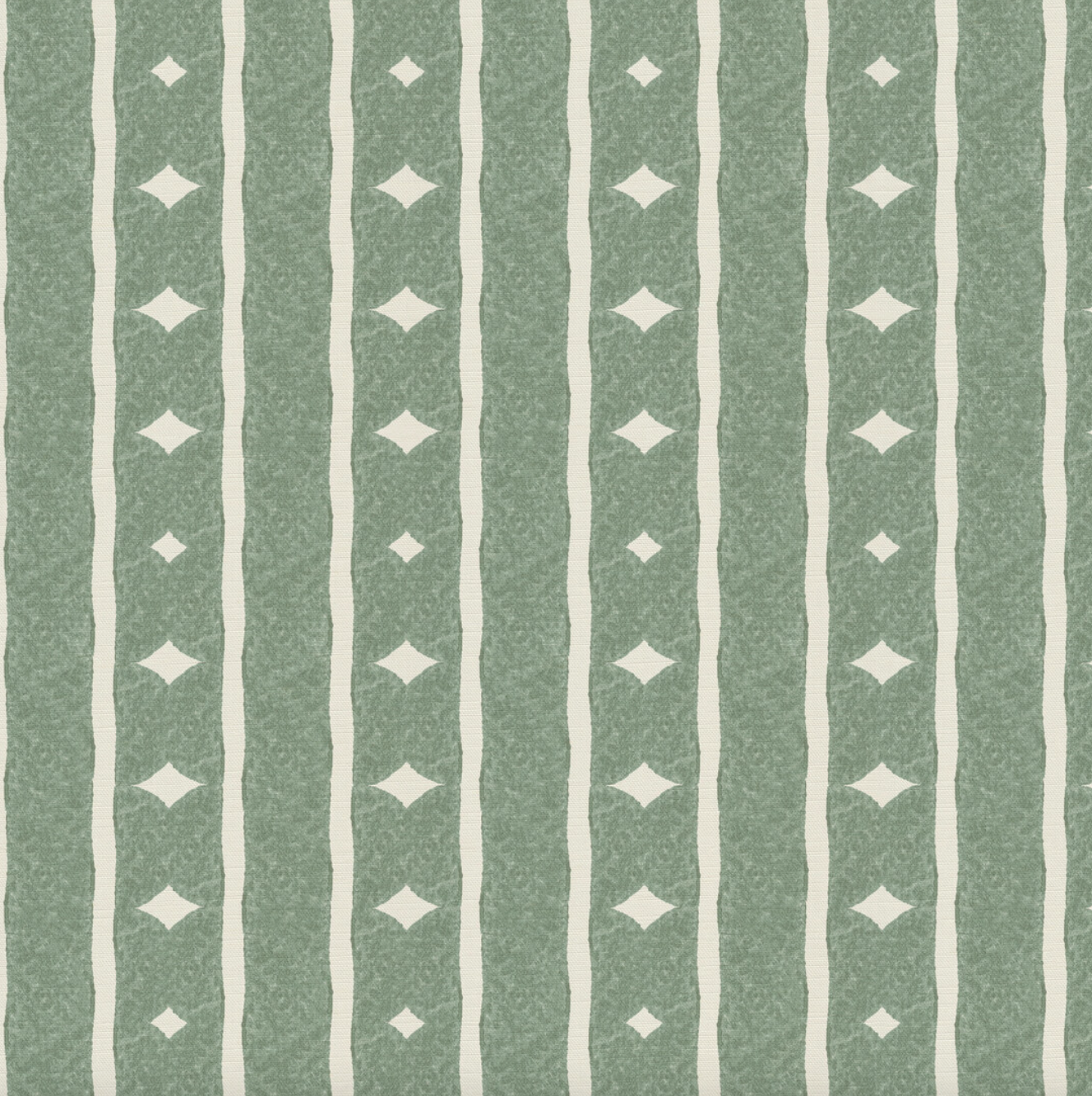 Diamond Stripe - Sage