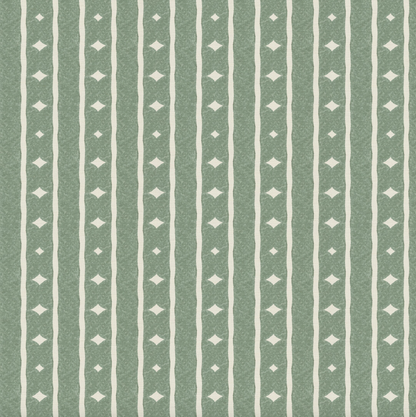 Diamond Stripe - Sage