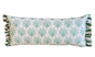 INDIAN FLOWER EMERALD CUSHION
