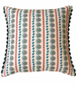 CHARLESTON CUSHION WITH FOREST RIC RAC TRIM