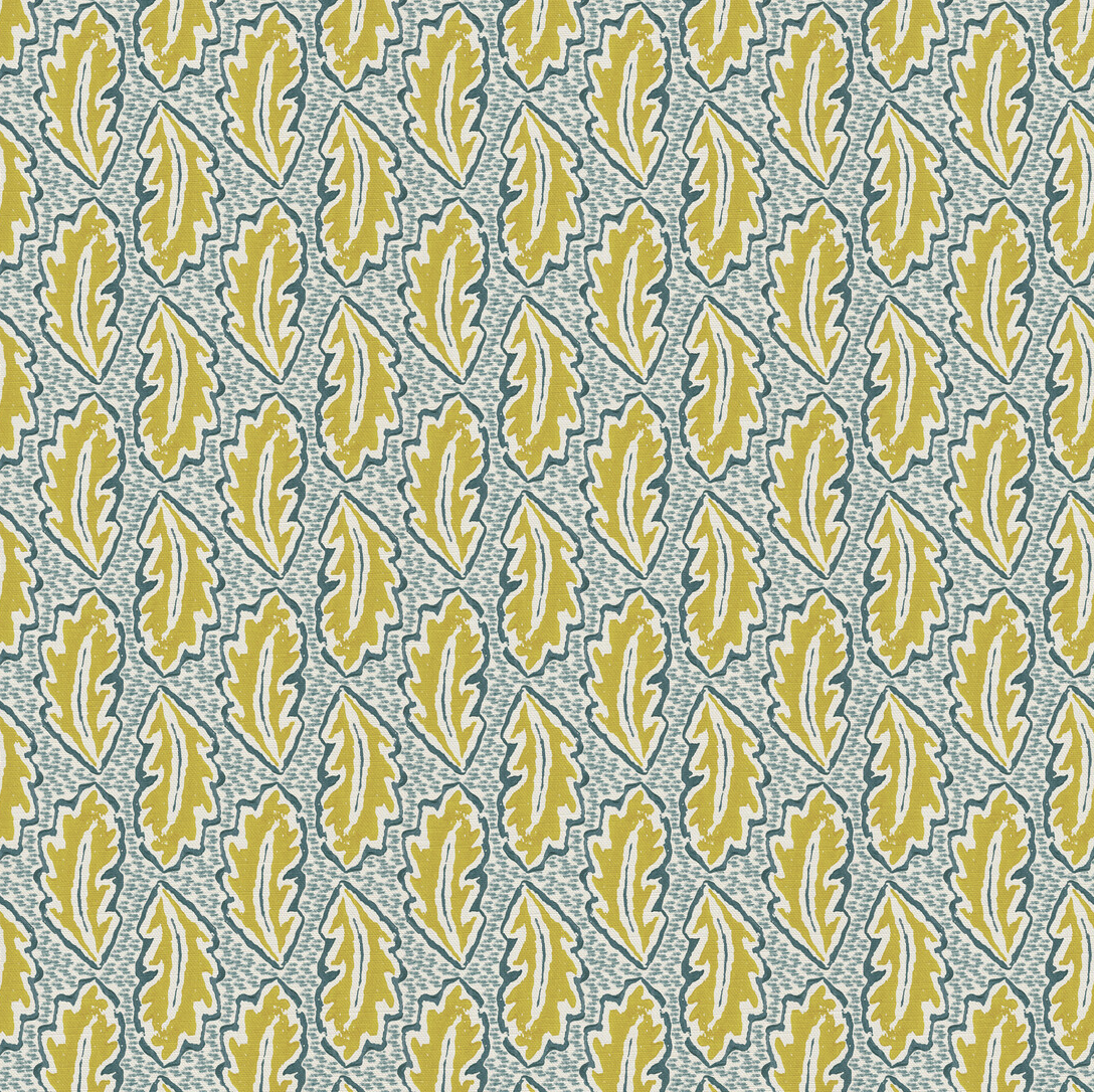 English Oak - Yellow & Blue